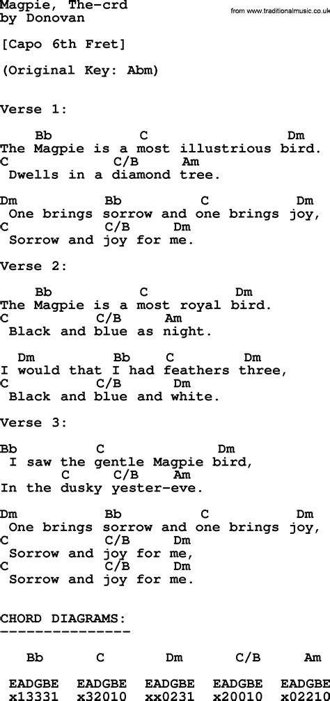 the magpie song lyrics
